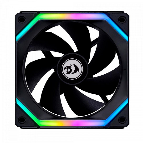 Kit Fan Com 3 Unidades Lian Li Uni Fan Redragon Spec, 120mm, ARGB, Black, UF-SL120-3B SI
