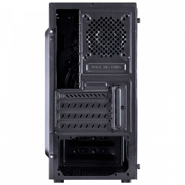 Gabinete Gamer PCYes Venus sem Fonte, Mid Tower, USB 3.0, 2 Fans LED Vermelho, Preto com Lateral em Acrílico - VENPTVM2FCA