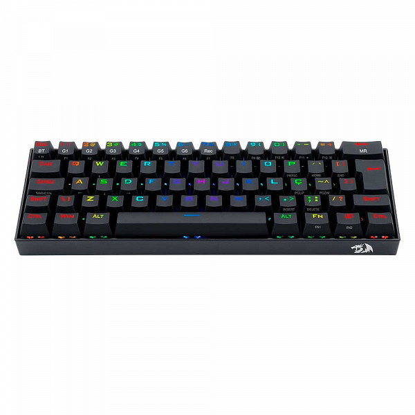 Teclado Gamer Redragon Mecânico Draconic 60% Rgb Switch Brown K530 Sem Fio