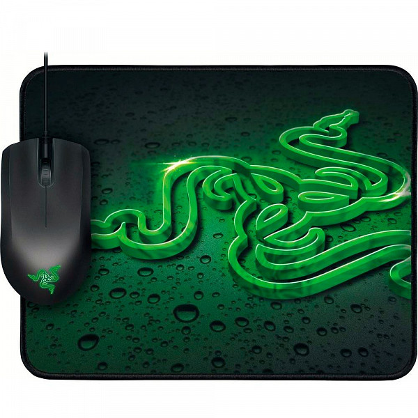Combo Gamer Razer Mouse  Abyssus Sensor 3G e Mousepad Goliathus Small Speed - RZ84-00360200-B3