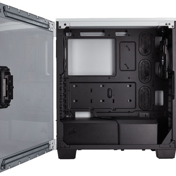 Gabinete Corsair Gamer Carbide Series 400C com Acrilico Lateral - Branco  CC-9011095-WW