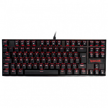 Teclado Mecânico Gamer Redragon Kumara, LED Vermelho, Switch Outemu Black, PT - K552