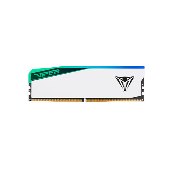 Memória Patriot Gamer Viper Elite White RGB 16GB, DDR5, 6000MTS, CL30 PVER516G60C30W