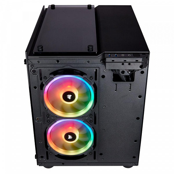 Gabinete Gamer Corsair Crystal Series 280X, RGB, Vidro Temperado, Preto - CC-9011135-WW