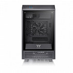 Gabinete Thermaltake The Tower 100  Mini Preto com Janela Lateral em Vidro Temperado 120MM CA1R300S1WN00