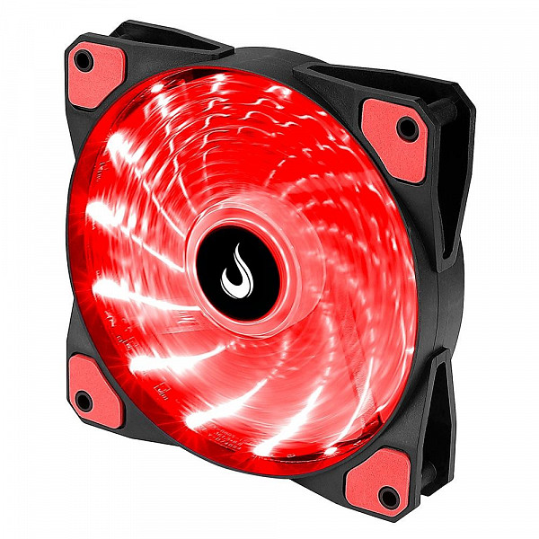 Cooler FAN Rise Mode Wind W1, 120mm, LED Vermelho - RM-WN-01-BR