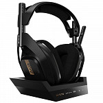Headset Sem Fio ASTRO Gaming A50 + Base Station Gen 4 com Áudio Dolby - Compatível com Xbox One, PC, Mac - Preto/Dourado - 939-001681