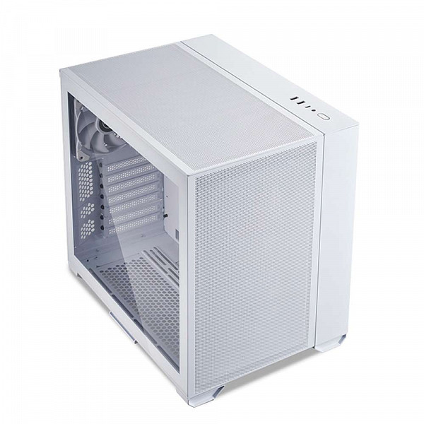 Gabinete Gamer Lian Li 011 Air Mini, Mini Tower, Vidro Temperado, White, ATX, Sem Fonte, O11 AM W