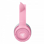 Headset Gamer Sem Fio Gatinho Razer Kraken BT Kitty, Chroma, Drivers 40mm, Quartz Pink - RZ04-03520100-R3U1