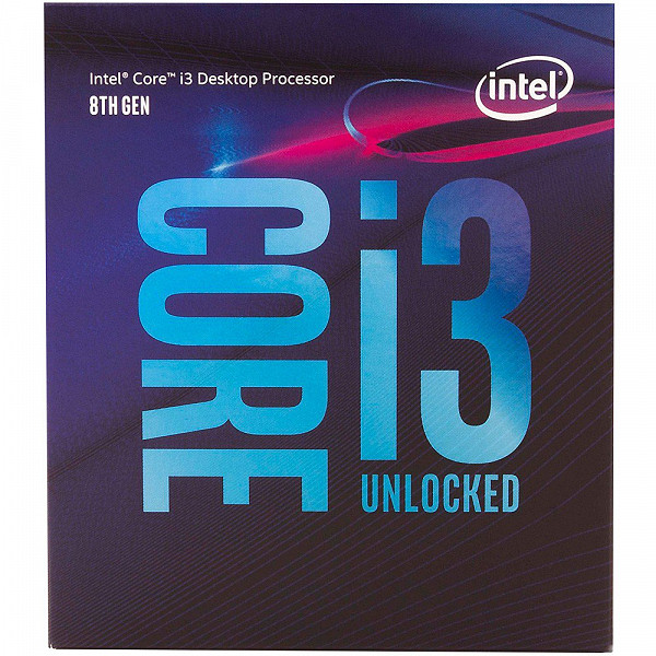 Processador Intel i3-8350k Coffee Lake 8a Geração, Cache 8MB, 4.0GHz, LGA 1151 Intel UHD Graphics 630 - BX80684I38350K
