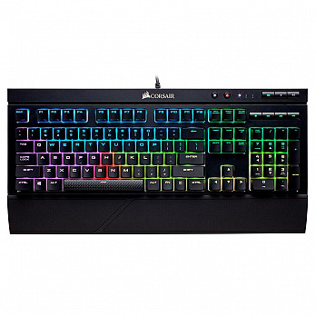 Teclado Mecânico Gamer Corsair K68, RGB, Switch Cherry MX Red, ABNT2 - CH-9102010-BR