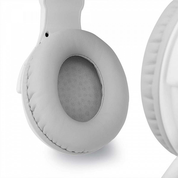Headset Gamer Redragon Pandora 2 Lunar, RGB, USB + 3.5mm, Branco - H350RGB-1