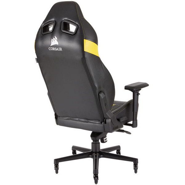 Cadeira Gamer Corsair CF-9010010-WW T2 Road Warrior Preta/Amarela