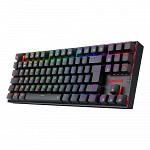 Teclado Magnético Gamer Redragon Kumara Pro RGB Preto Switch Marrom - K552RGB-PRO