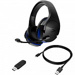 Headset Gamer Sem Fio HyperX Cloud Stinger Wireless PS4, Drivers 50mm, Preto e Azul - HX-HSCSW-BK