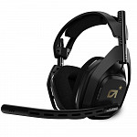 Headset Sem Fio ASTRO Gaming A50 + Base Station Gen 4 com Áudio Dolby - Compatível com Xbox One, PC, Mac - Preto/Dourado - 939-001681