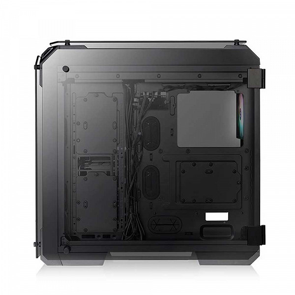 Gabinete Gamer Thermaltake View 71 ARGB Edition, Full Tower, Com 3 Fans, Vidro Temperado, Black, Sem Fonte, CA-1I7-00F1WN-03