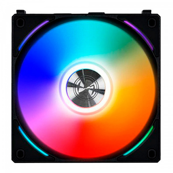 Kit Fan com 3 unidades Lian Li Uni Fan AL120, RGB, Black, UF-AL120-3B