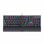 Teclado Mecânico Gamer Redragon Rahu K567 Rgb, Switch Outemu Blue, Black
