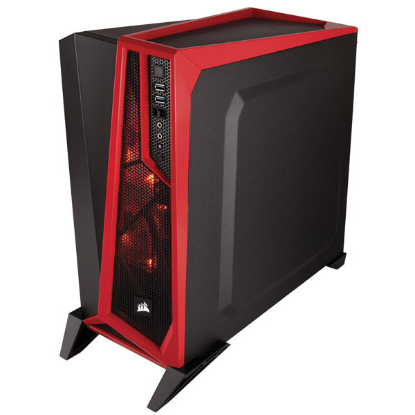 Gabinete Corsair Carbide Series SPEC ALPHA PRETO VERMELHO CC-9011085-WW