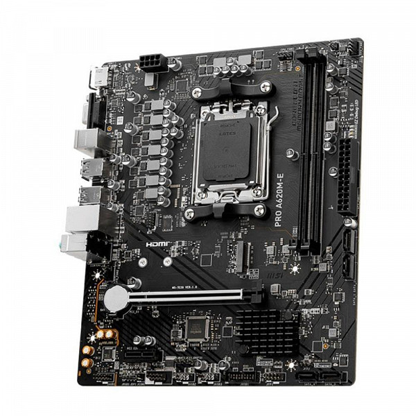 Placa Mãe MSI Pro A620m-E, AMD AM5, M-ATX, DDR5, Chipset A620