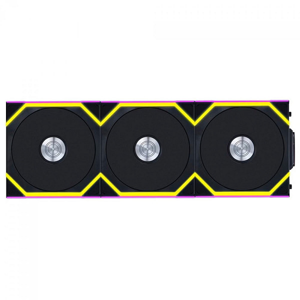 Kit Fan Com 3 Unidades Lian Li Uni Fan SL Wireless, Reverse Blade, ARGB, 120mm, Black, 12RSL1W3B