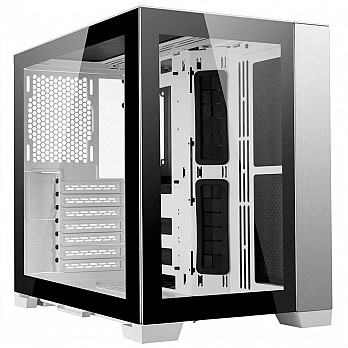 Gabinete Lian Li Dynamic Mini, Mini Tower, Vidro Temperado, White, ATX, Sem Fonte, Sem Fans, O11D MINI-W