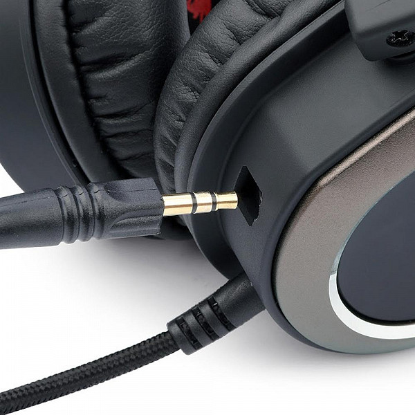 Headset Gamer Redragon Helios, 7.1 Surround, Drivres 50mm - H710
