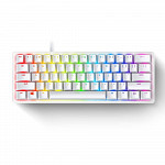 Teclado Óptico-Mecânico Gamer Razer Huntsman Mini, Chroma, Razer Switch Red, US, Mercury White - RZ03-03390400-R3M1