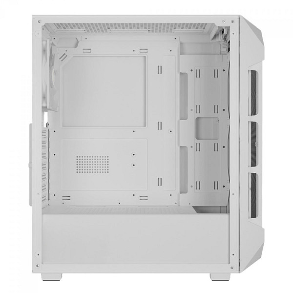 Gabinete Gamer Gamdias Aura GC1 Elite, Vidro Temperado, ATX, Mid Tower, RGB, Com 4 Fans, Sem Fonte, White