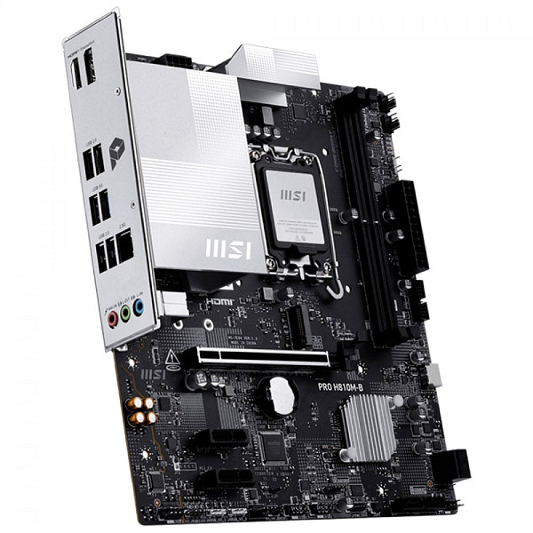 Placa Mãe MSI PRO H810M-B, Chipset H810, Intel LGA 1851, mATX, DDR5