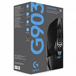 Mouse Sem Fio Gamer Logitech G903 Hero 16k Lightspeed, Recarregável, RGB Lightsync, 11 Botões, 16000DPI - 910-005671