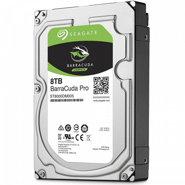 HD Seagate Barracuda PRO 8TB, Sata III, 7200RPM, 256MB, ST8000DM005