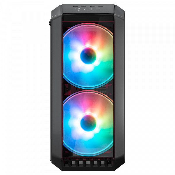 Gabinete Gamer Cooler Master Mastercase H500, 3x Fans (2x ARGB Frontais, 1x Traseira), Lateral em Vidro Temperado, Cinza - MCM-H500-IGNN-S01