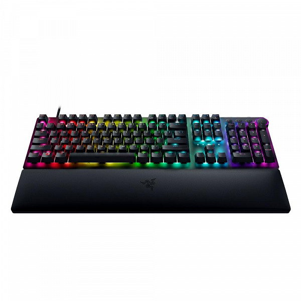 Teclado Óptico Mecânico Gamer Razer Huntsman V2, Chroma RGB, Switch Razer Purple, US - RZ03-03930400-R3U1