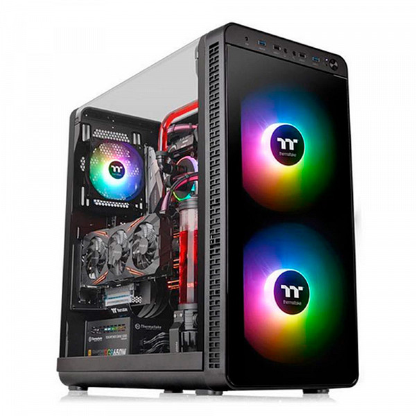 Gabinete Thermaltake View 37 Argb/Black/Win/Sgcc/Mb Sync - CA-1J7-00M1WN-04