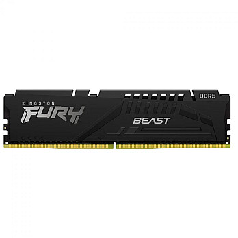 Memória DDR5 Kingston Fury Beast EXPO, 8GB, 5600Mhz, Black, KF556C36BBE-8