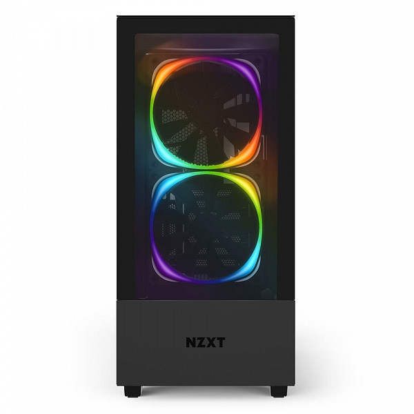 Gabinete Gamer NZXT H510 ELite, Mid Tower, Com 2 Fans, Vidro Temperado, Black, S-Fonte, CA-H510E-B1