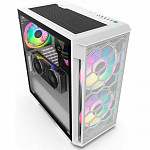 Gabinete Gamer ReDragon Demolisher, Mid Tower, Vidro Temperado, White, ATX, Sem Fonte, Sem Fan, GC-706W