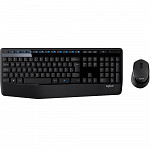 Teclado e Mouse Logitech MK345 Sem Fio 1000DPI Preto ABNT2 - 920-007821