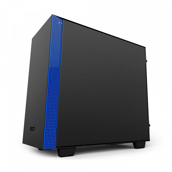 Gabinete NZXT H400i Preto/Azul, CA-H400W-BL