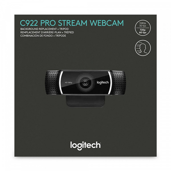 Webcam Logitech C922 Pro Full HD 1080p - 960-001087