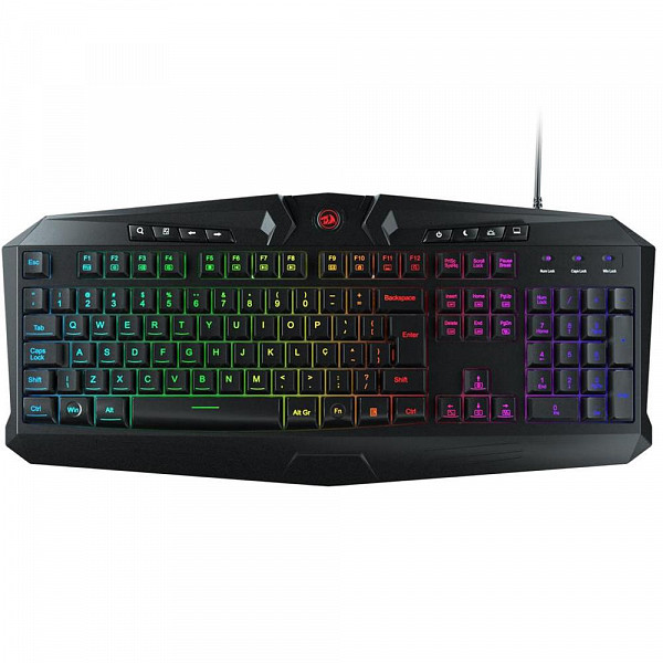 Teclado Gamer Redragon Harpe, RGB, PT - K503RGB
