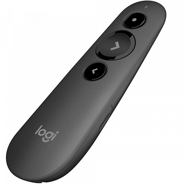 Apresentador sem fio Logitech R500 com Laser Pointer Vermelho, Conexão por USB ou Bluetooth, Aplicativo para Personalização - 910-005333
