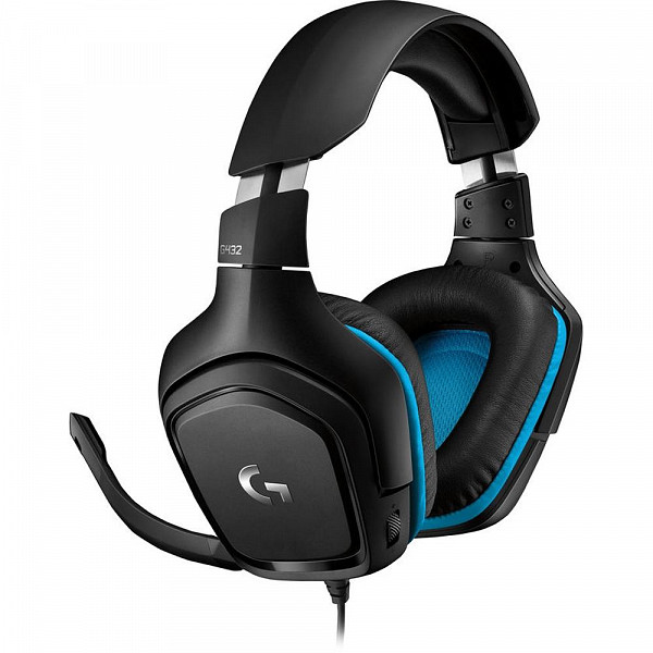 Headset Gamer Logitech G432 7.1 Som Surround, Drivers 50mm - 981-000769