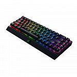 Teclado Mecânico Gamer Sem Fio Razer BlackWidow V3 Mini 65%, Chroma, Wireless/Bluetooth/USBc, Razer Switch Green, US, Preto - RZ03-03891500-R3U1