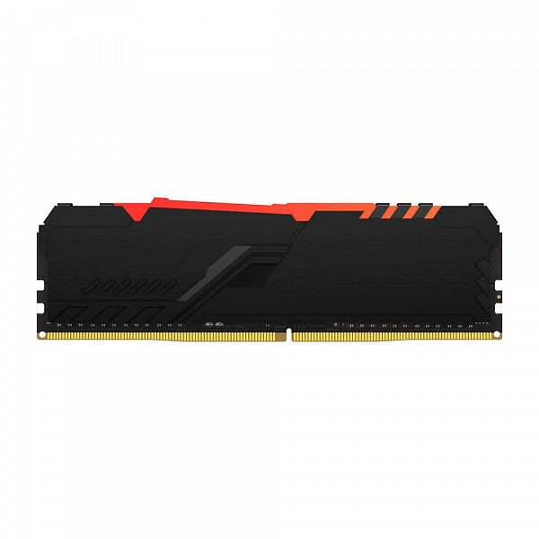Memória Kingston Fury Beast, RGB, 16GB, 2666MHz, DDR4, CL16, Preto - KF426C16BBA/16