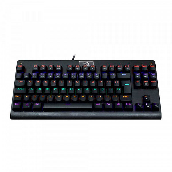 Teclado Mecânico Gamer Redragon Dark Avenger K568 Rainbow, Switch Outemu Red, ABNT2