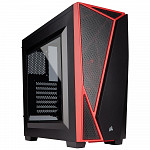 Gabinete Corsair Carbide Series SPEC-04 Mid Tower CC-9011107-WW Preto e Vermelho