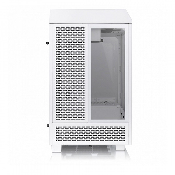 Gabinete Thermaltake The Tower 100  Mini Snow com Janela Lateral em Vidro Temperado 120MM CA1R300S6WN00